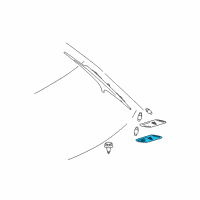 OEM 2000 BMW 540i Interior Light Rear Left Diagram - 63-31-8-363-605