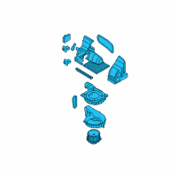 OEM Hyundai Accent Blower Unit Diagram - 97206-1E102