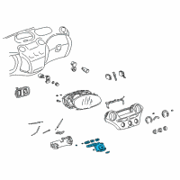 OEM 2004 Toyota Echo Fan Switch Diagram - 84010-52240