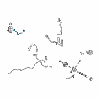 OEM 2010 Hyundai Azera Hose-Suction Diagram - 57580-3K100--DS