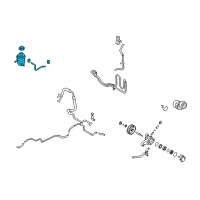 OEM Hyundai Reservoir & Hose Assembly-Power Steering G Diagram - 57190-3K000