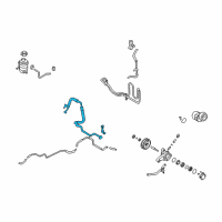 OEM 2009 Hyundai Sonata Hose Assembly-Power Steering Oil Pressure Diagram - 57510-3K000