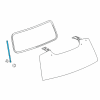 OEM Cadillac Support Cylinder Diagram - 22792760