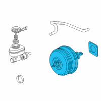 OEM 2000 Honda Odyssey Power Assembly, Master (8"+9") Diagram - 46400-S0X-033