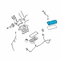 OEM 2009 Ford E-250 Valve Cover Diagram - 7W7Z-6582-B