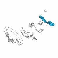 OEM 2015 Kia Forte Koup Switch Assembly-Remocon Diagram - 96710A7200K3S