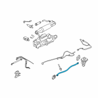 OEM 2007 Mercury Montego EGR Tube Diagram - 5F9Z-9D477-AA