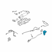 OEM 2006 Mercury Montego EGR Valve Diagram - 5F9Z-9D475-BA