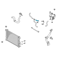 OEM 2019 Lexus UX250h Hose, Water By-Pass Diagram - 16281-24070