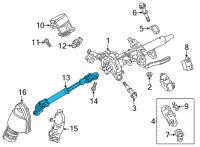 OEM 2022 Toyota Corolla Cross Intermed Shaft Diagram - 45260-0A040