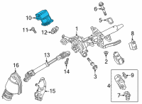 OEM Toyota Control Module Diagram - 89650-16300