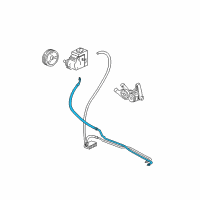 OEM 2000 Buick Park Avenue Power Steering Hose Diagram - 26076669