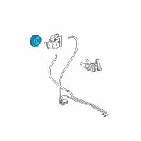 OEM 1995 Buick Riviera Pulley - P/S Pump Diagram - 24502200