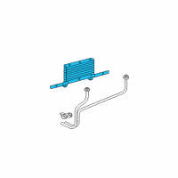 OEM 2006 GMC Sierra 2500 HD Transmission Cooler Diagram - 89040217