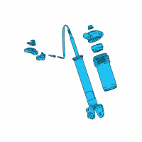 OEM 2014 Chevrolet Corvette Shock Diagram - 84235050