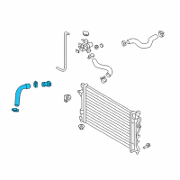 OEM 2018 Hyundai Elantra GT Hose Assembly-Radaator, Lower Diagram - 25415-F2100