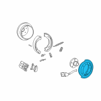 OEM Lincoln Splash Shield Diagram - 2C5Z-2C028-AA