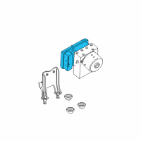 OEM Dodge Magnum Anti-Lock Brake System Module Diagram - 68028991AA