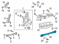 OEM Cadillac Link Rod Diagram - 84522112