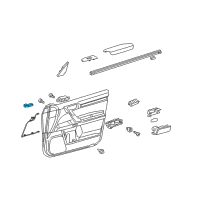 OEM 2007 Lexus LS460 Lamp Assembly, Interior Diagram - 81080-50040