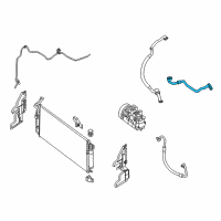 OEM 2014 Nissan Altima Pipe-Front Cooler, Low Diagram - 92450-3TA0A
