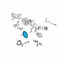 OEM 2008 Jeep Commander Cover-Differential Diagram - 3723681AC