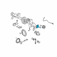 OEM 2005 Jeep Grand Cherokee Rear Axle Shaft Diagram - 52114076AA