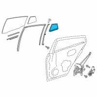 OEM 2018 Toyota Prius Prime Weatherstrip Diagram - 68188-47030