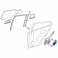 OEM Toyota Prius AWD-e Window Motor Diagram - 85720-47150