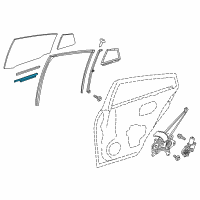 OEM 2018 Toyota Prius Lift Channel Diagram - 69905-0R030