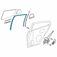 OEM 2020 Toyota Prius Run Channel Diagram - 68142-47052