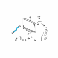 OEM 2011 Acura MDX Hose, Water Upper Diagram - 19501-RYE-A10