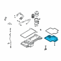 OEM 2000 BMW M5 Oil Pan Diagram - 11-13-0-396-711