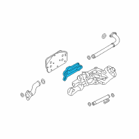 OEM Pontiac G3 Cooler Assembly Gasket Diagram - 25199750