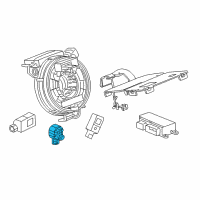 OEM 2018 Chevrolet Camaro Side Sensor Diagram - 13583355