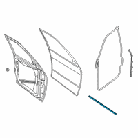 OEM 2010 Dodge Ram 3500 Seal-Door SILL Diagram - 55112358AE