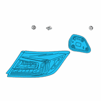 OEM Honda Clarity Taillight Assy., R Diagram - 33500-TRT-A01