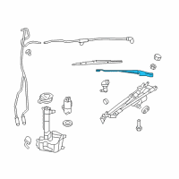 OEM 2014 Dodge Avenger Arm WIPER-Front WIPER Diagram - 68101154AB