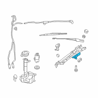 OEM 2010 Chrysler Sebring Motor-Windshield WIPER Diagram - 68044087AA