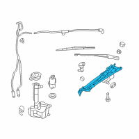 OEM 2014 Dodge Avenger Linkage-WIPER Diagram - 68003830AA