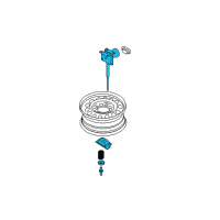 OEM Kia Carrier Assembly-Spare Tire Diagram - 628003E200