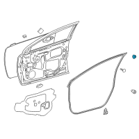 OEM Toyota Venza Door Shell Plug Diagram - 90950-01620