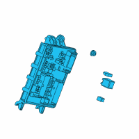 OEM 2016 Cadillac SRX Fuse & Relay Box Diagram - 22864092