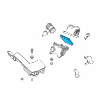 OEM Infiniti QX60 Filter Air Diagram - 16546-V0100