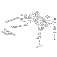 OEM 2020 Lexus RC350 STOPPER, Rear Suspension Diagram - 52277-30090