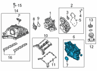 OEM Jeep Cover-Chain Case Diagram - 68490073AA