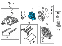 OEM Jeep Cover-Chain Case Diagram - 68490207AA