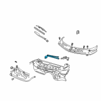 OEM 1999 Chevrolet Camaro Transmission Asm-Windshield Wiper Diagram - 10429248