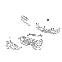 OEM 1996 Pontiac Firebird Cap, Windshield Wiper Arm Finish Diagram - 22122401