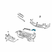 OEM 2002 Chevrolet Camaro Transmission Asm-Windshield Wiper Diagram - 10289727